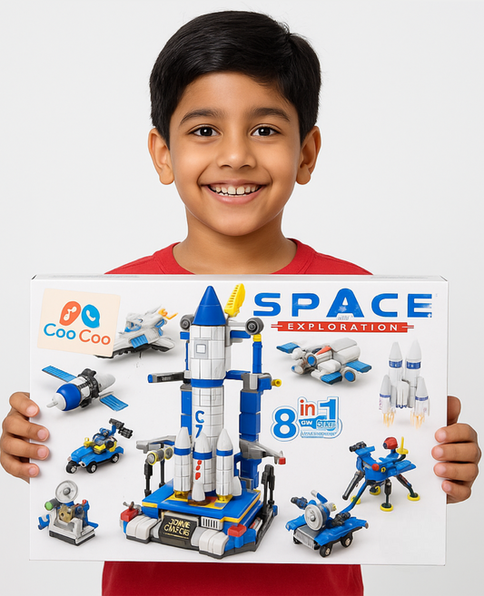 Catalix Premium Space Builder Set – 8 Creative Designs for Young Innovators